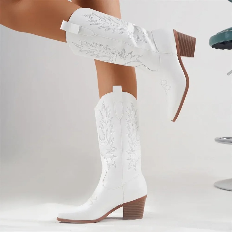 Retro Women's Boots Classic Po - огляд і ціна Embroidery Design Free