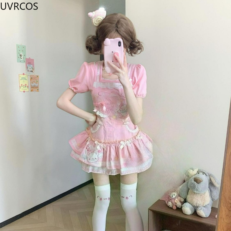 Japanese Kawaii Cute Lolita St - огляд і ціна Embroidery Blouse