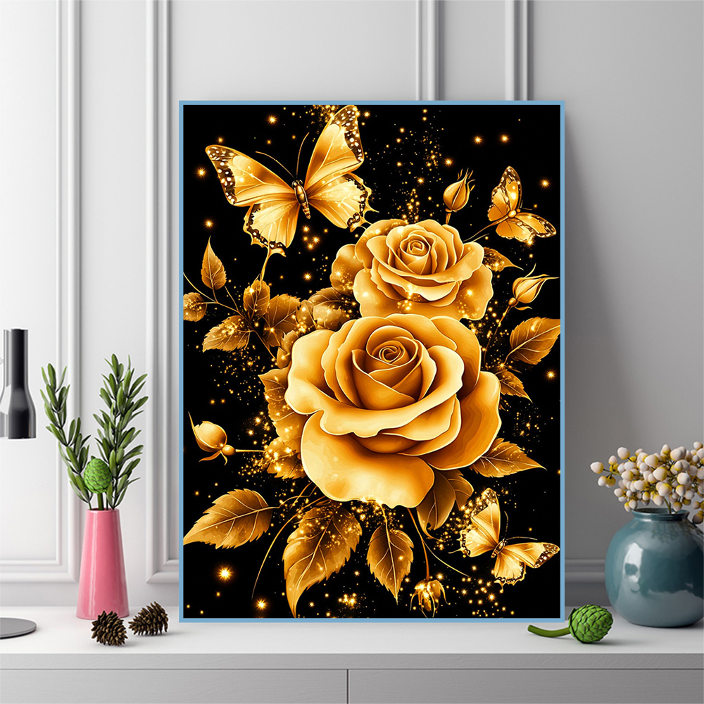 1PC frameless  Diamond Paintin - огляд і ціна Embroidery Flower