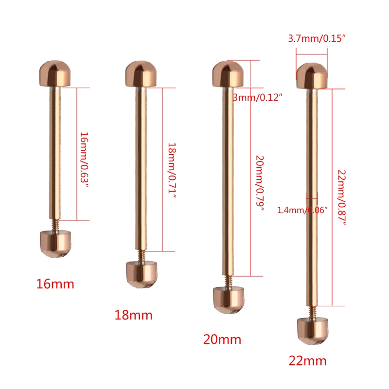 1 Pair Watch Strap Screw Pins  - огляд і ціна Embroidery Bracelet