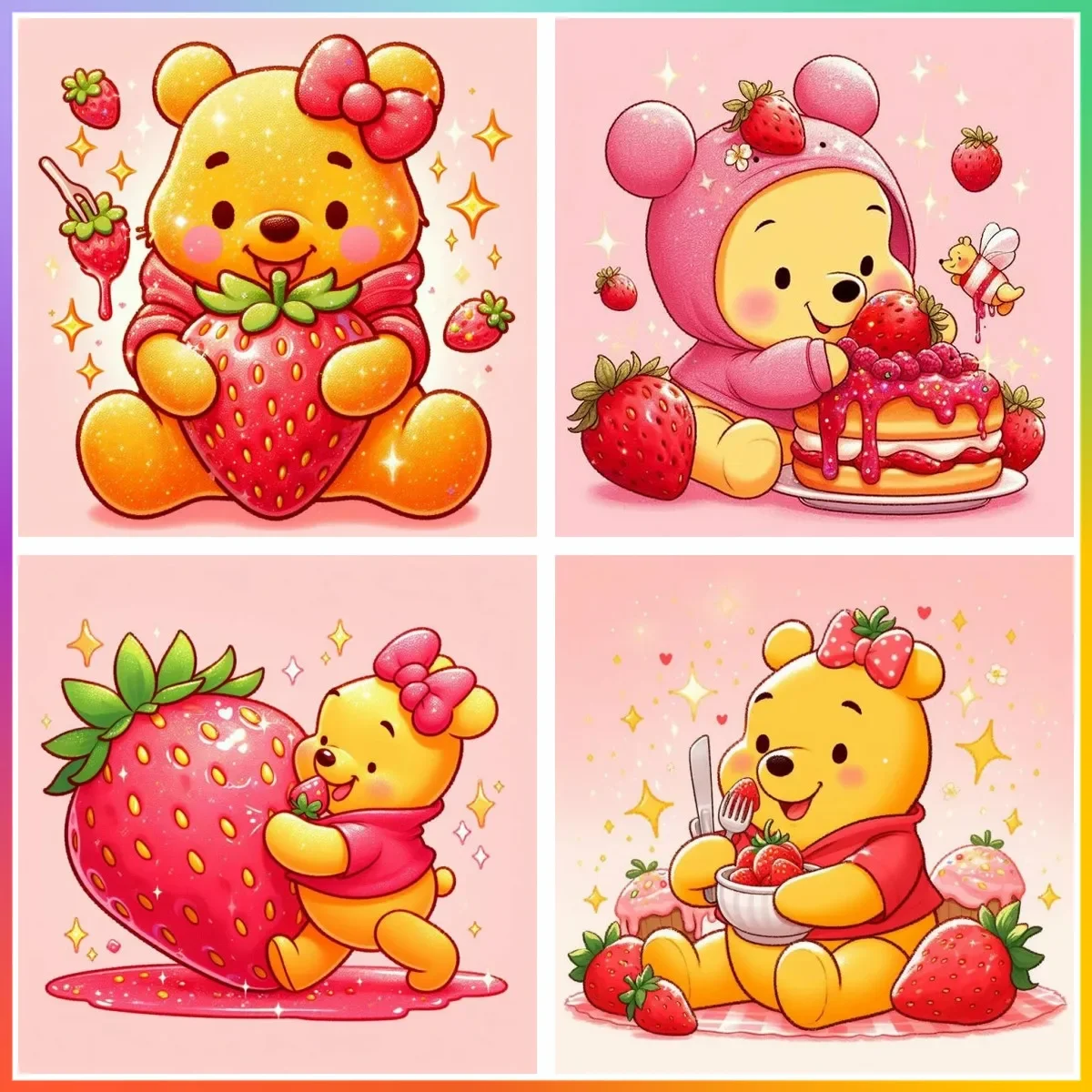Cross Stitch Strawberry Winnie - огляд і ціна Embroidery Roll Pattern