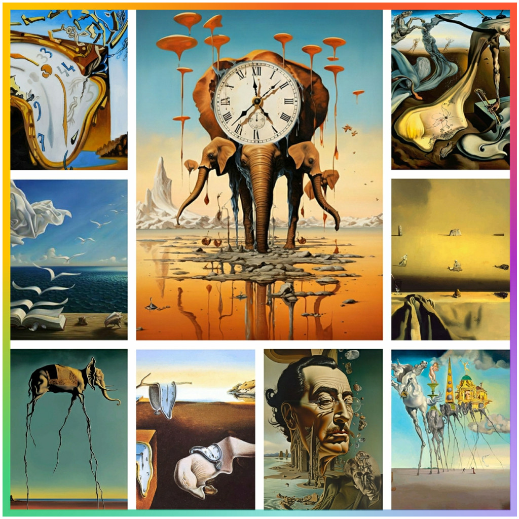 Surrealism Famous Artwork By S - огляд і ціна Embroidery Roll Pattern