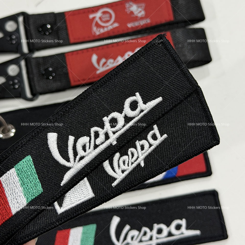 For Vespa Motorcycle Keychain  - огляд і ціна Embroidery Ring