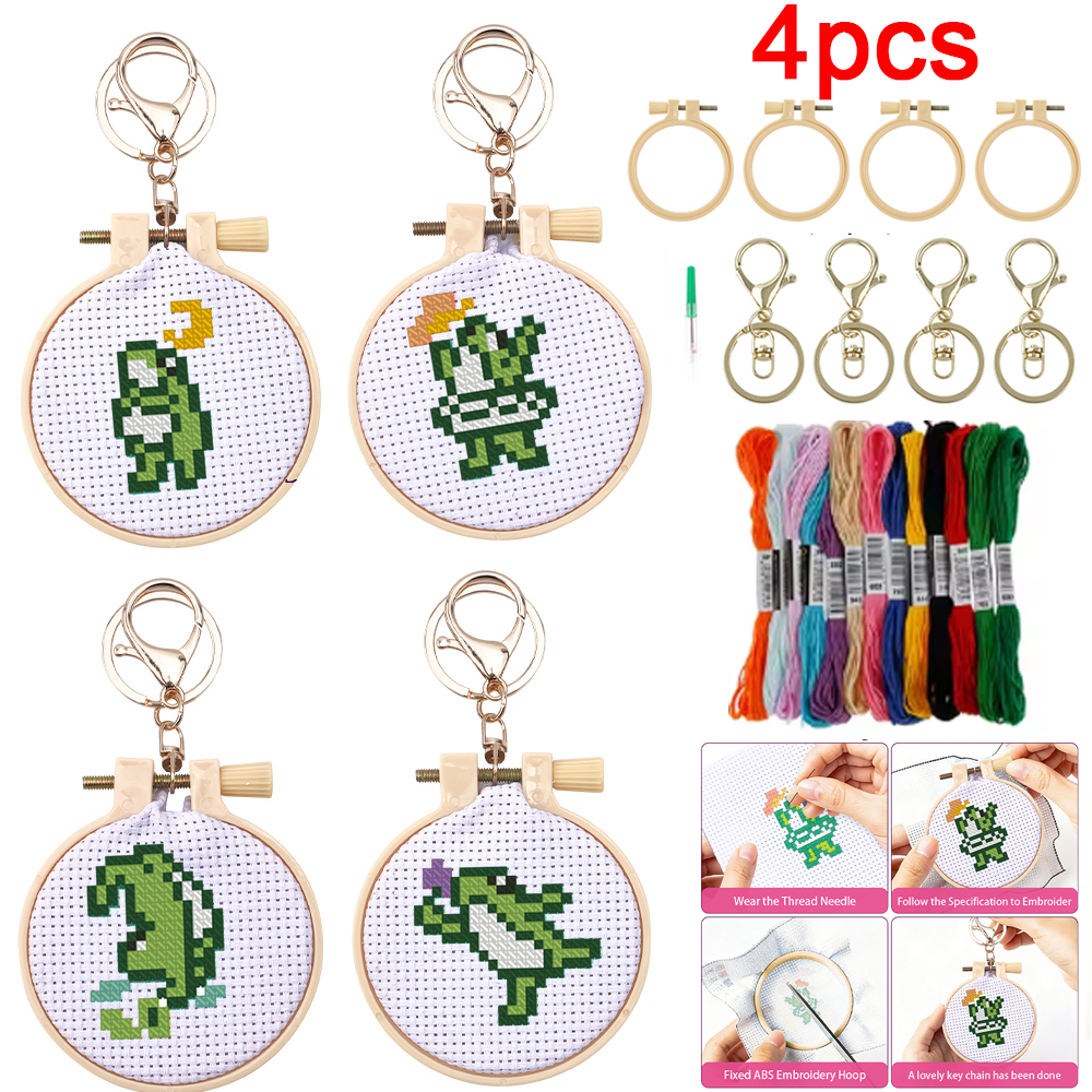 4pcs Embroidery Starter Kit DI - огляд і ціна Embroidery Tools
