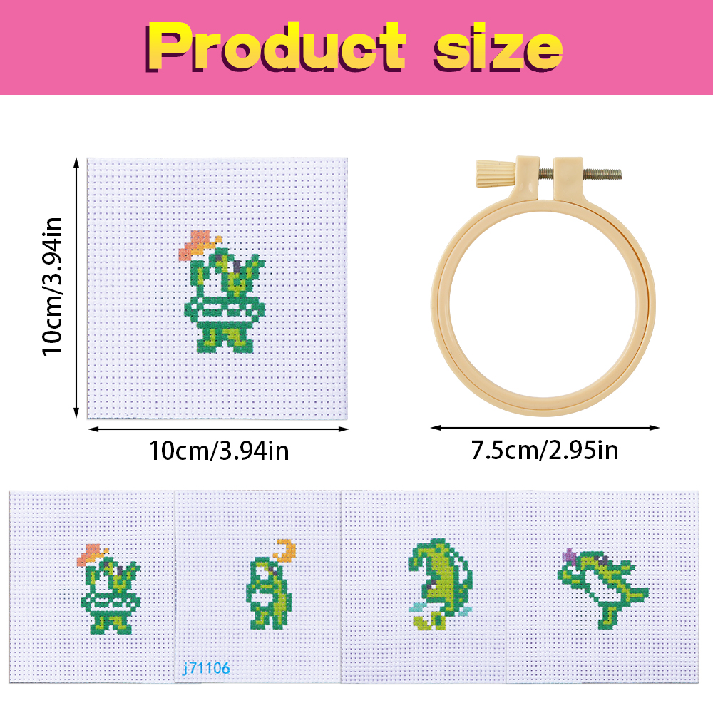 4pcs Embroidery Starter Kit DI - огляд і ціна Embroidery Tools