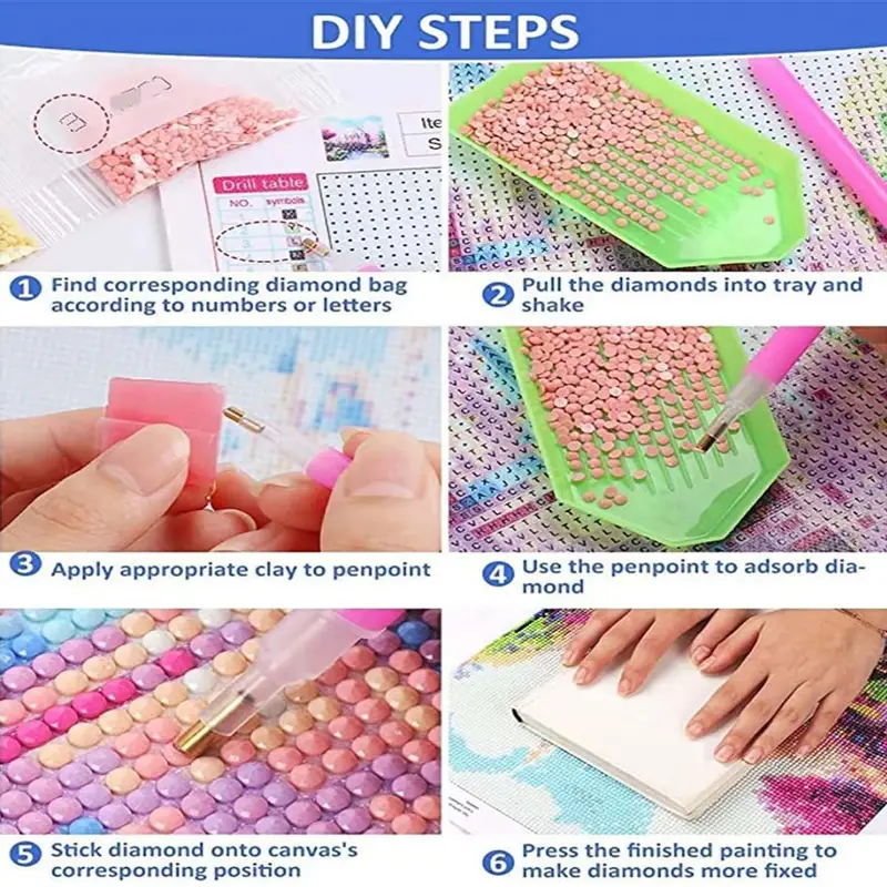 DIY Diamond Painting Colorful  - огляд і ціна Embroidery Ideas