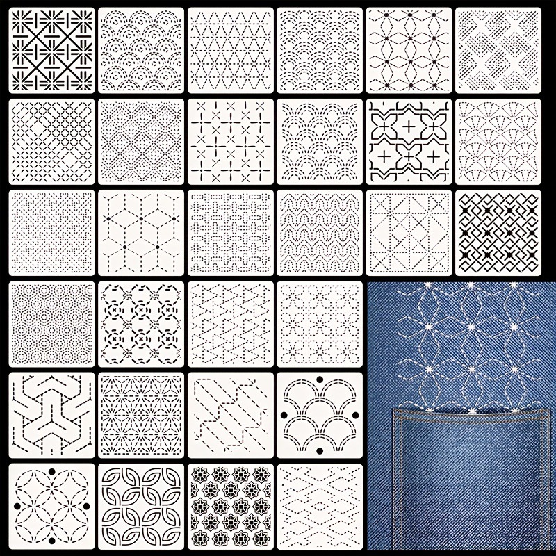 30Pcs Embroidery Templates DIY - огляд і ціна Embroidery Ideas