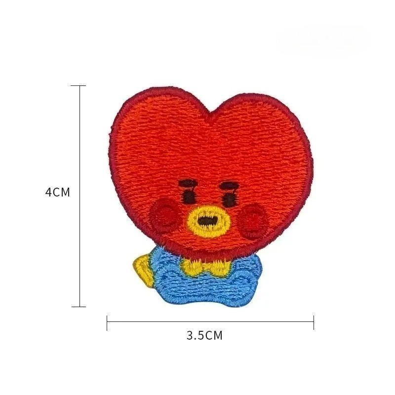 BT21 Cute Baby Embroidered Bro - огляд і ціна Embroidery Wallpaper