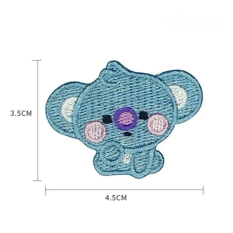 BT21 Cute Baby Embroidered Bro - огляд і ціна Embroidery Wallpaper