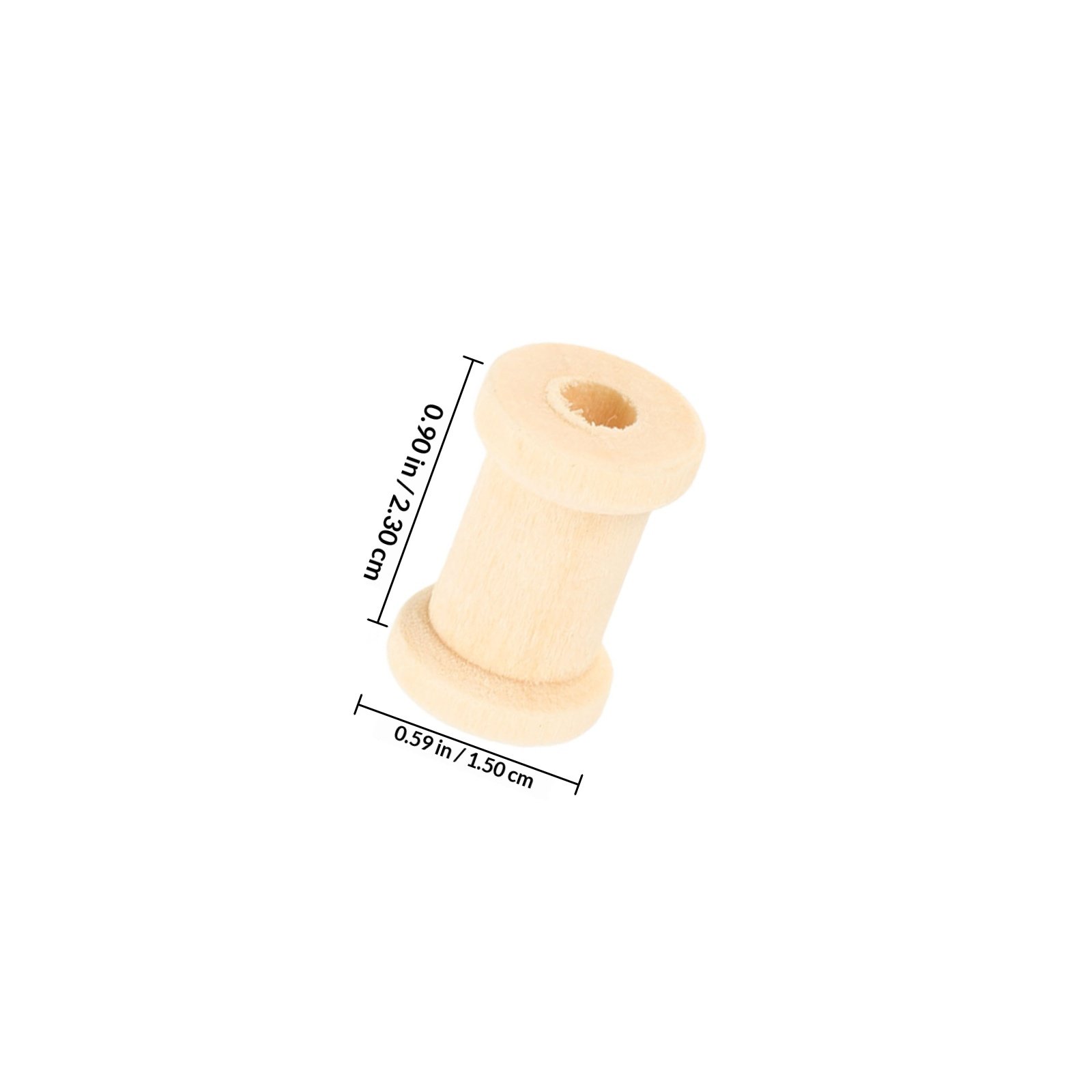 100Pcs Wooden Spools Yarn Hold - огляд і ціна Embroidery Yarn