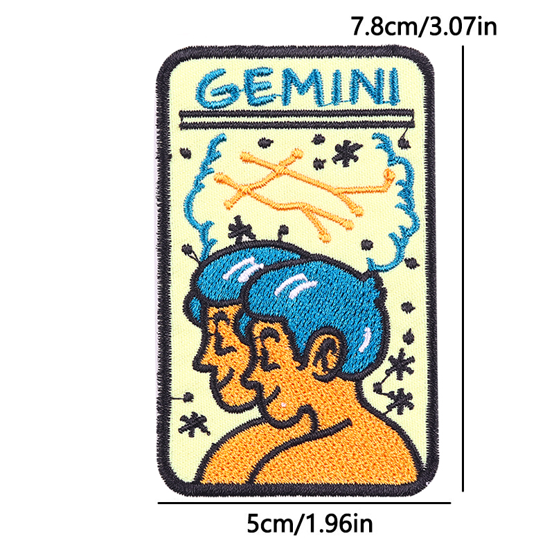 Zodiac Constellation Iron On P - огляд і ціна Embroidery Ideas For Bags