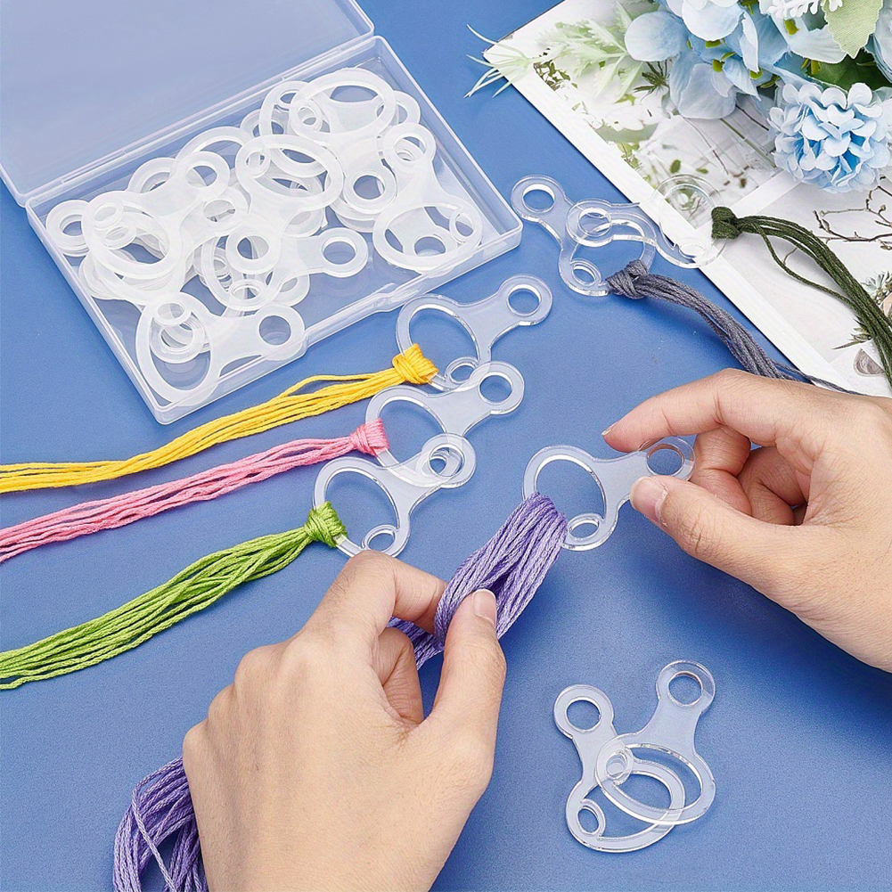 40Pcs Acrylic DIY Craft Embroi - огляд і ціна Embroidery Ring