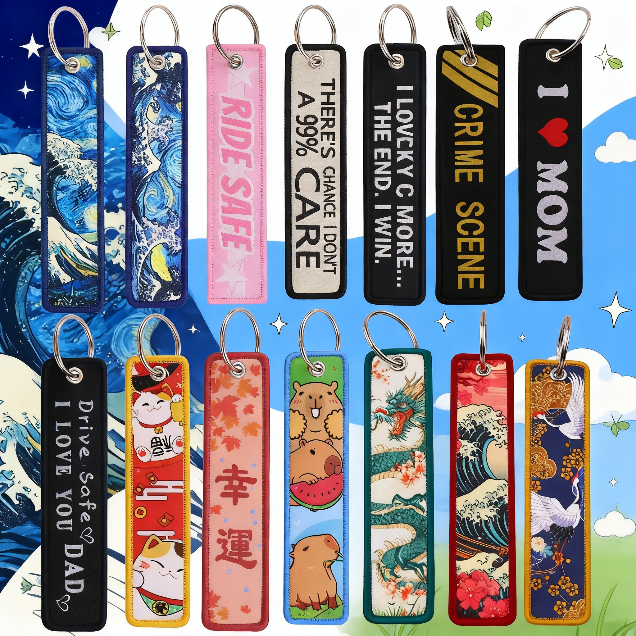 Van Gogh Embroidery Key Fobs K - огляд і ціна Embroidery Charm