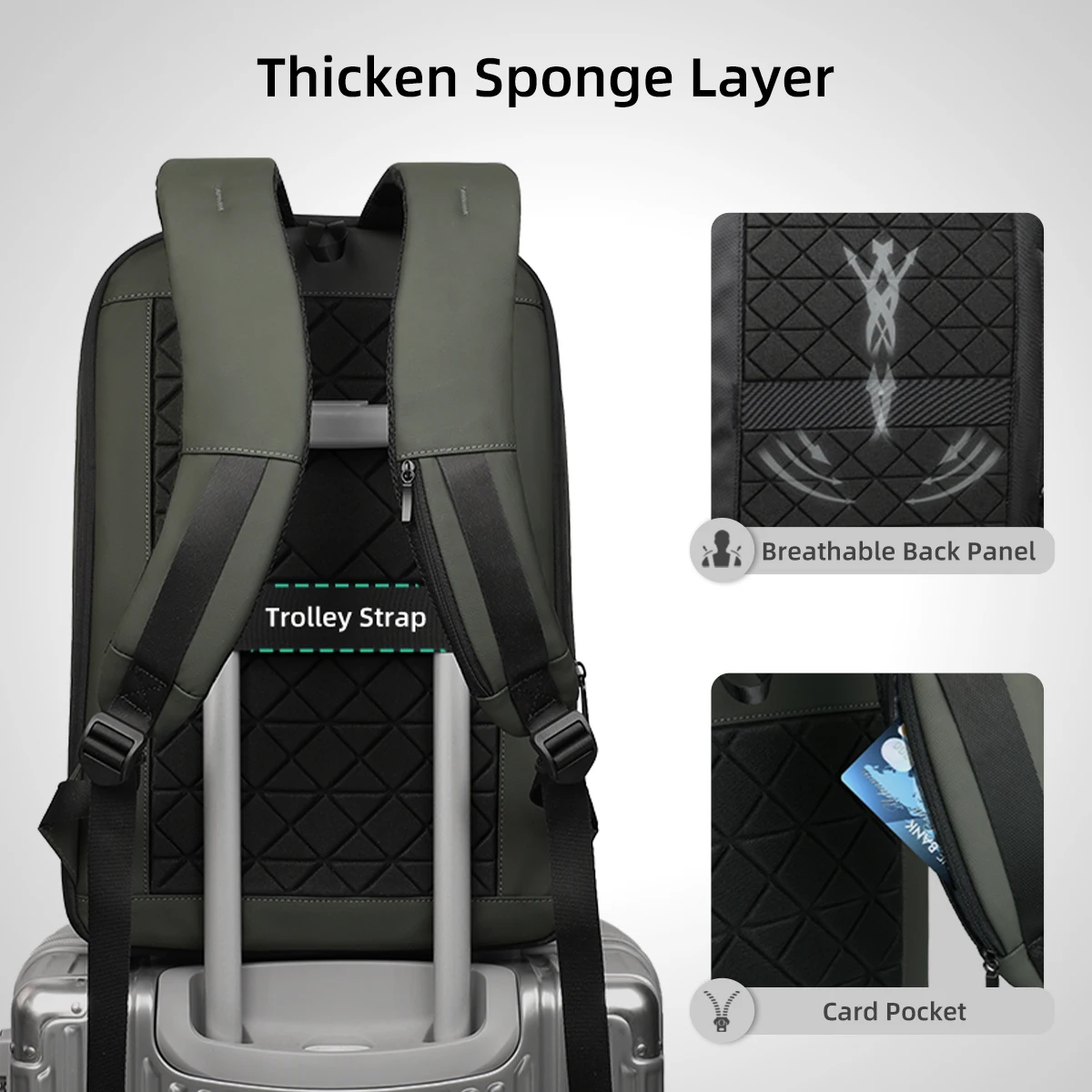 HK Expandable Business Backpac - огляд і ціна Embroidery Computer