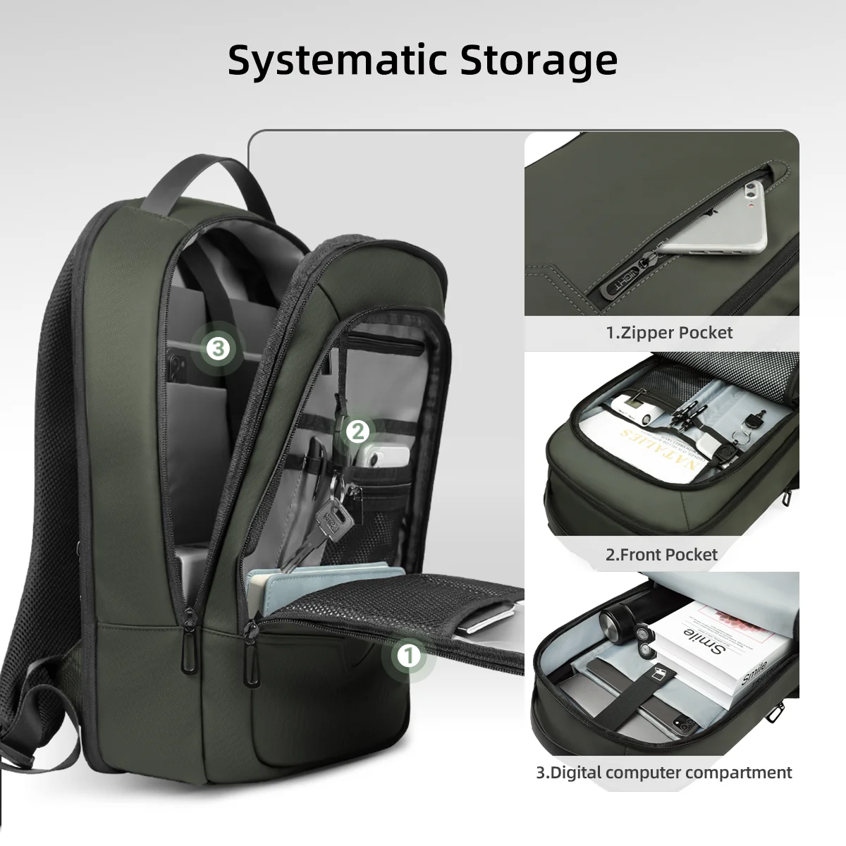 HK Expandable Business Backpac - огляд і ціна Embroidery Computer