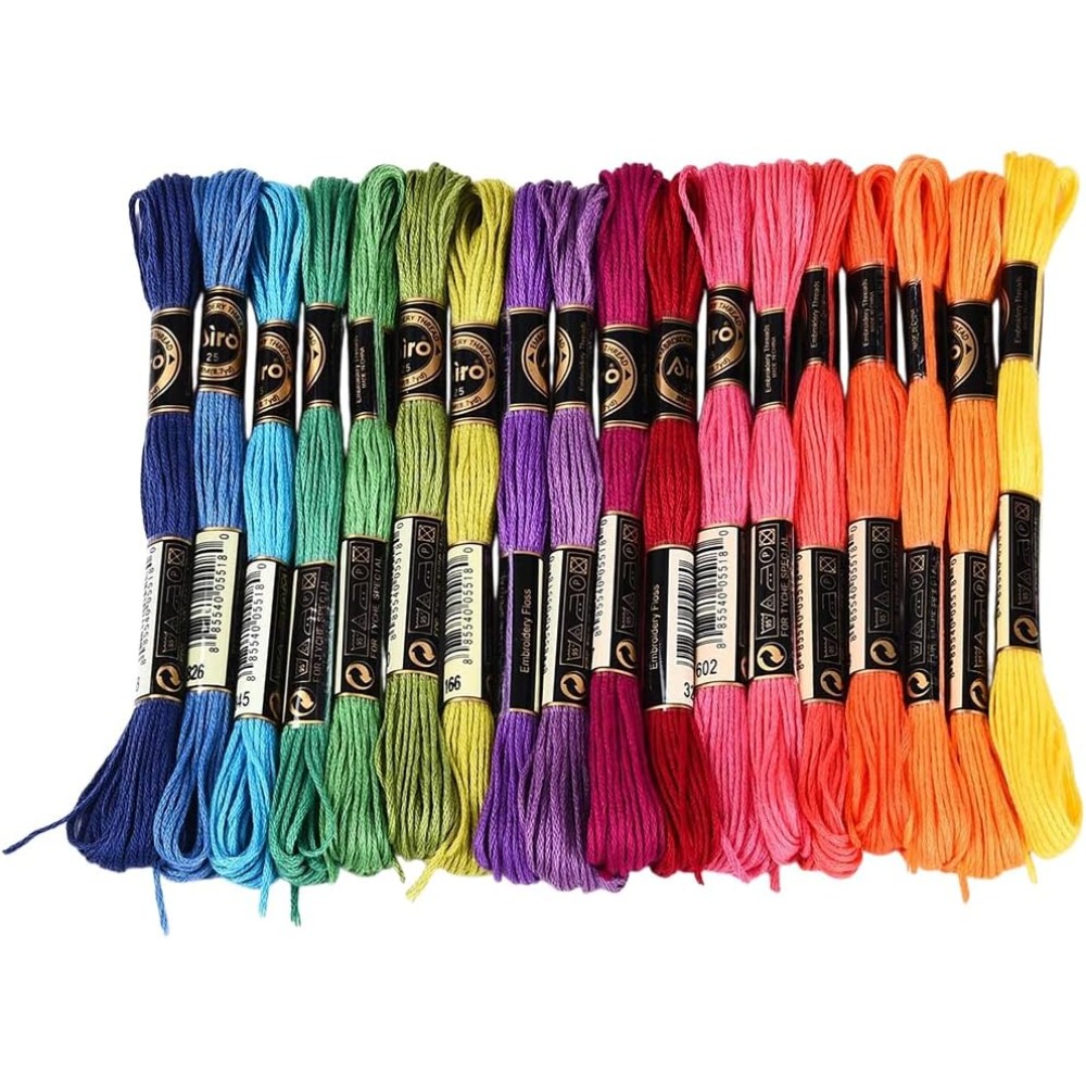 18 Skeins 157.5 Yards Colorful - огляд і ціна Embroidery Bracelet