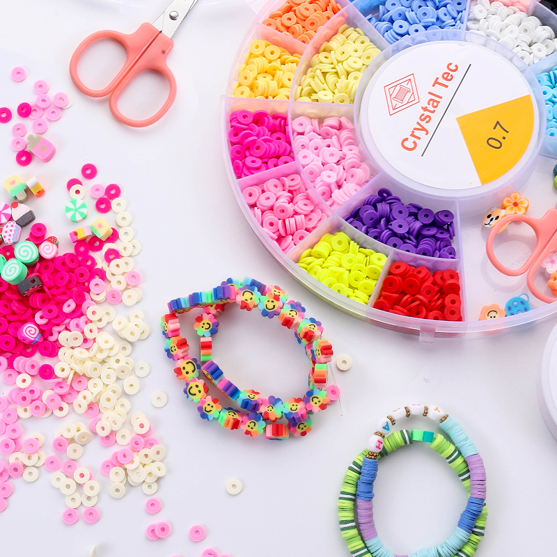 Clay Beads Bracelet Making Kit - огляд і ціна Embroidery Charm