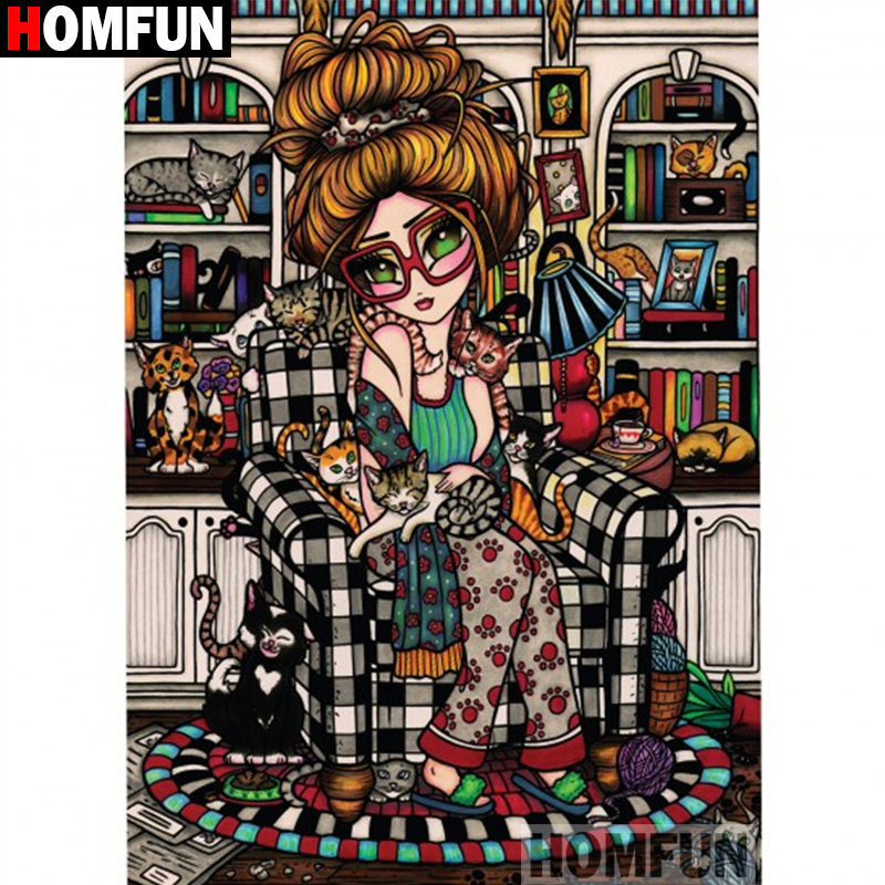 HOMFUN Diamond Embroidery 