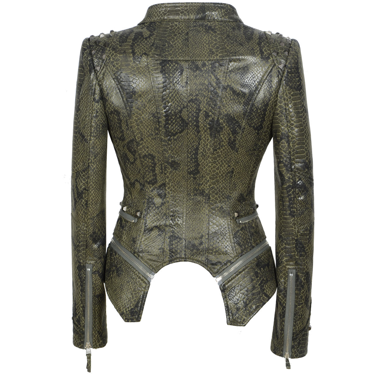 Snake Skin Print PU Women's Wi - огляд і ціна Embroidery On Leather