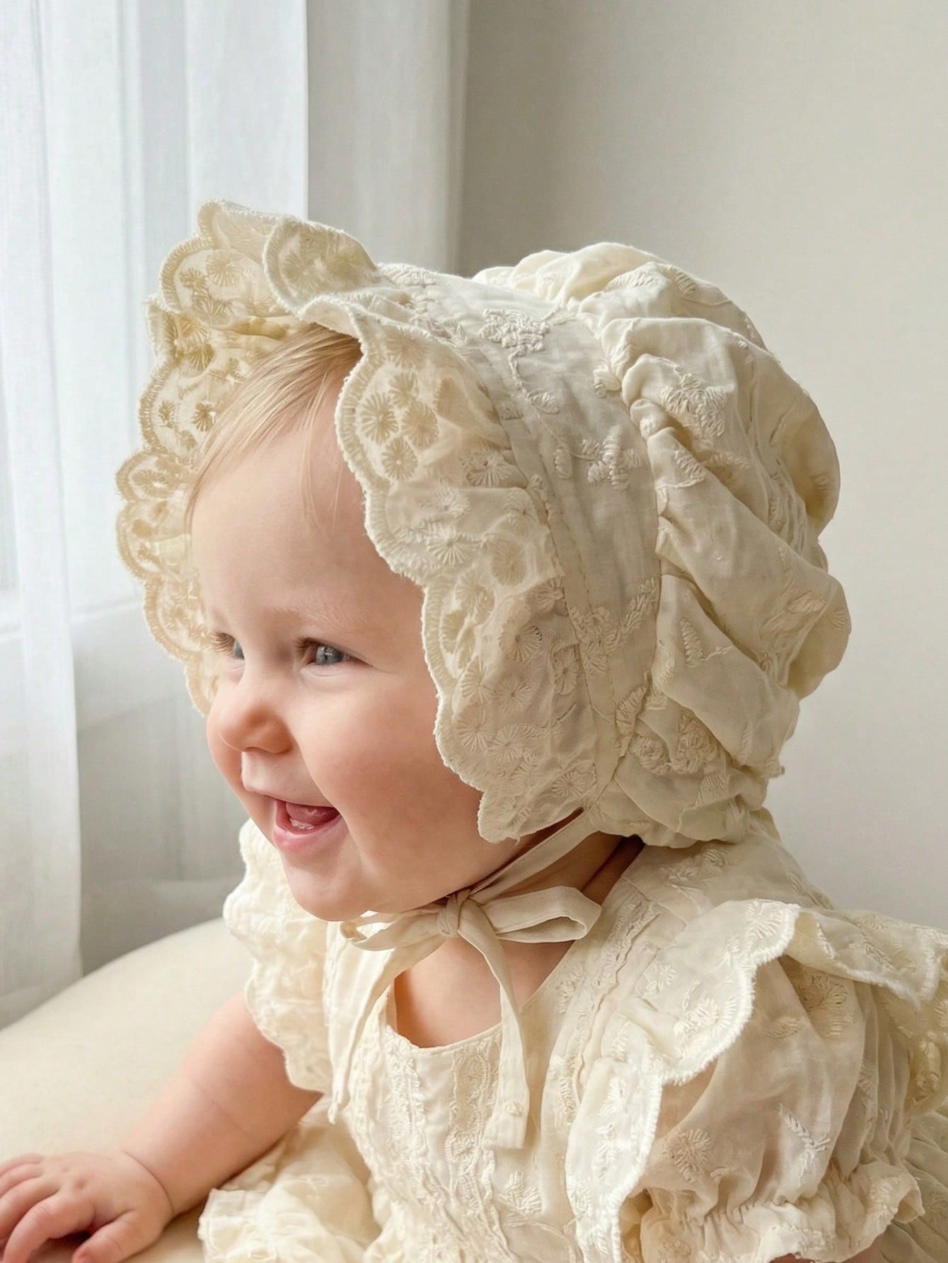 1pcs 6-18M Baby Girls White La - огляд і ціна Embroidery Flower