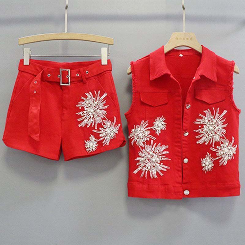 2026 Spring Summer Two piece W - огляд і ціна Embroidery Vest