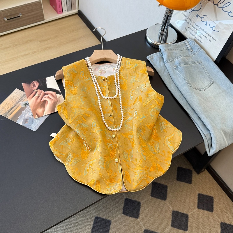 Retro Chinese Sle Tang Suit Ha - огляд і ціна Embroidery Vest