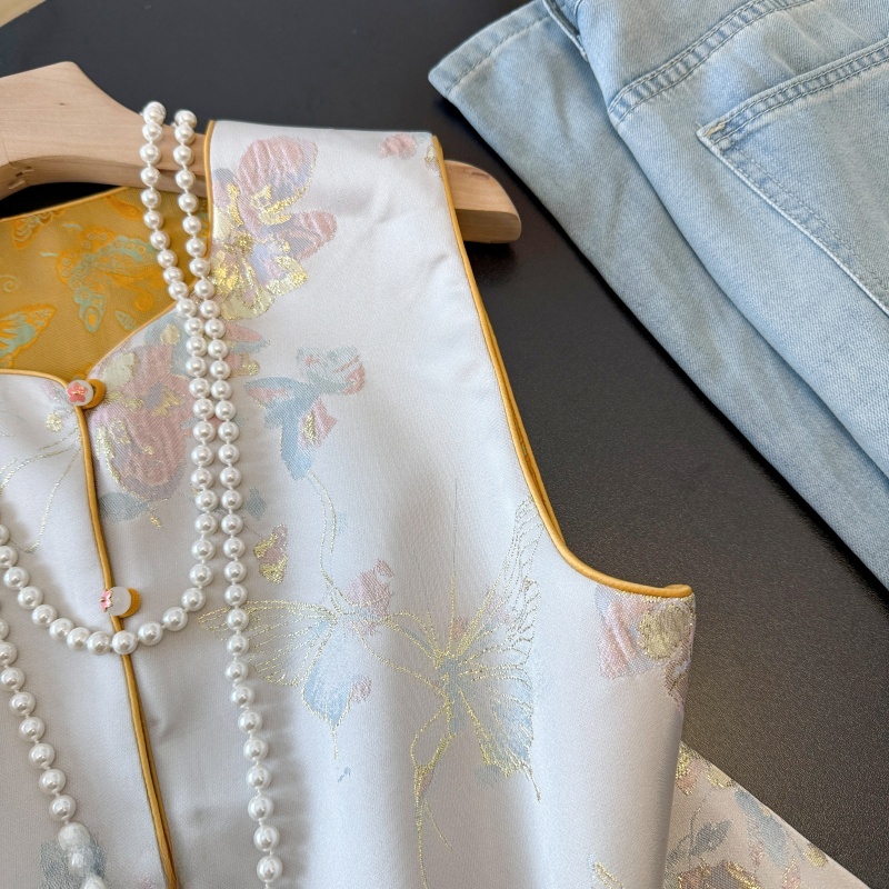 Retro Chinese Sle Tang Suit Ha - огляд і ціна Embroidery Vest