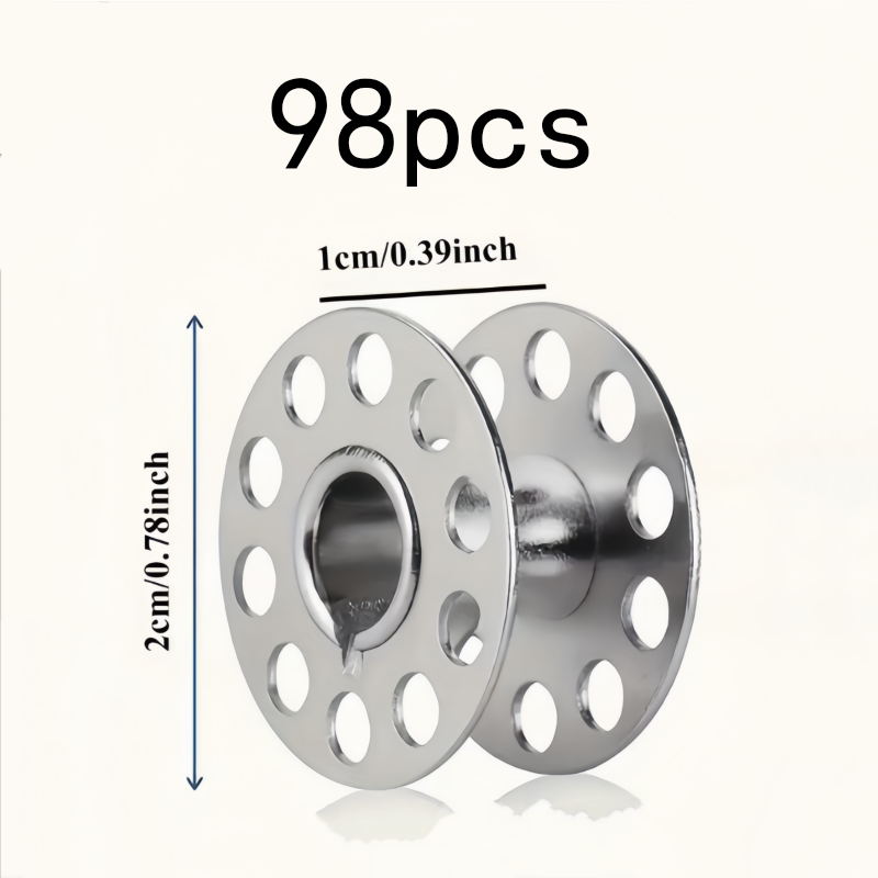98Pcs Reusable Metal Bobbins,  - огляд і ціна Embroidery Machines