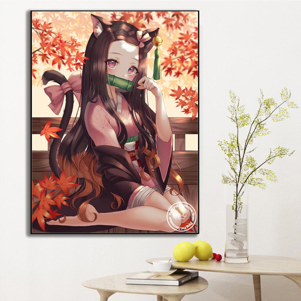 Frameless,DIY Anime Demon Slay - огляд і ціна Embroidery Ideas