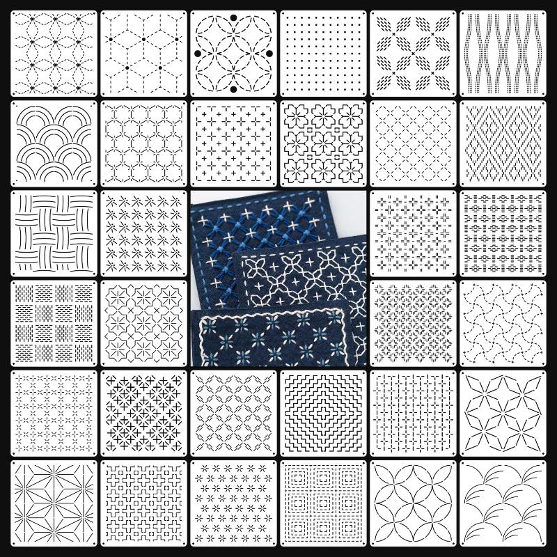 9/32Pcs Sashiko Embroidery Tem - огляд і ціна Embroidery Tools