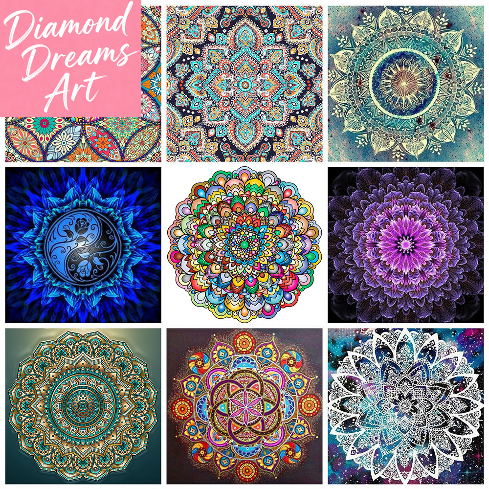 Frameless, 5d Diy Diamond Pain - огляд і ціна Embroidery Flower