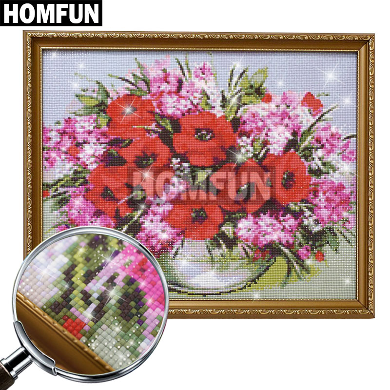 HOMFUN Full Diamond Embroidery - огляд і ціна Embroidery Roll Pattern