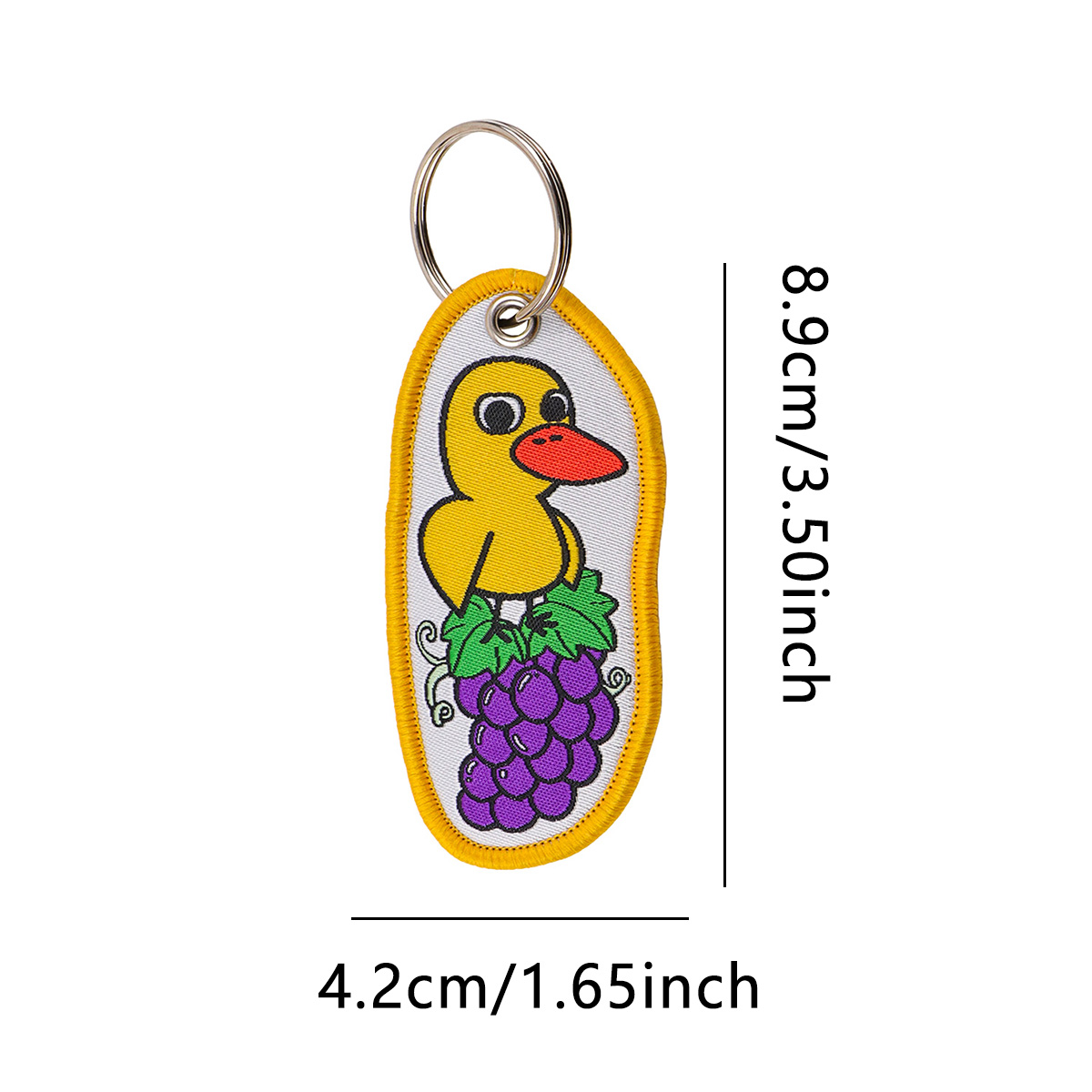 1pcs Cartoon Fox Giraffe Keych - огляд і ціна Embroidery Ring
