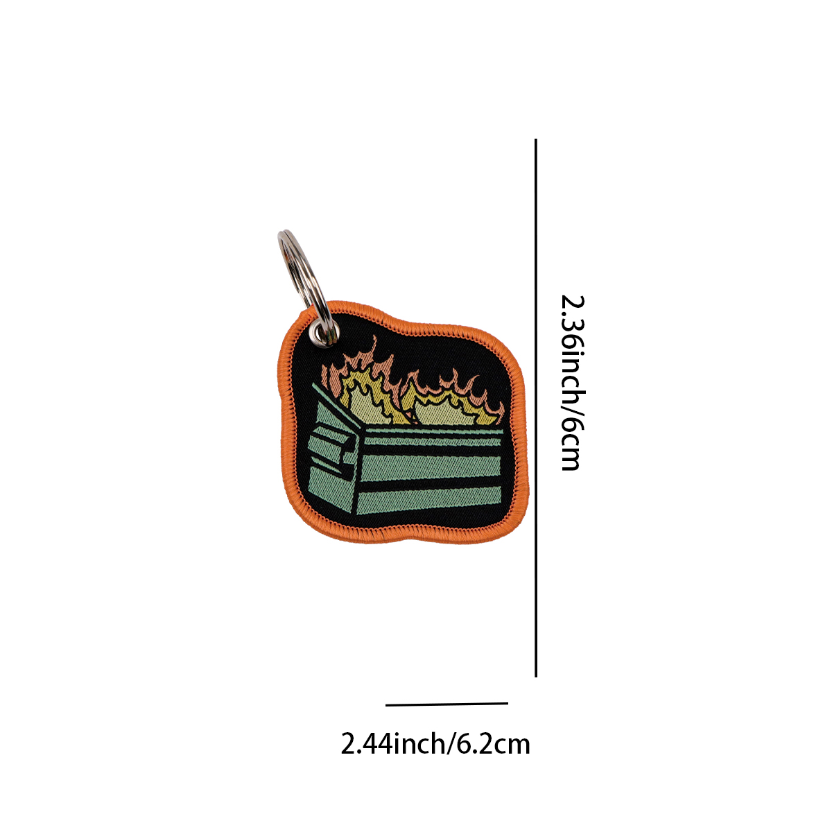 1pcs Cartoon Fox Giraffe Keych - огляд і ціна Embroidery Ring