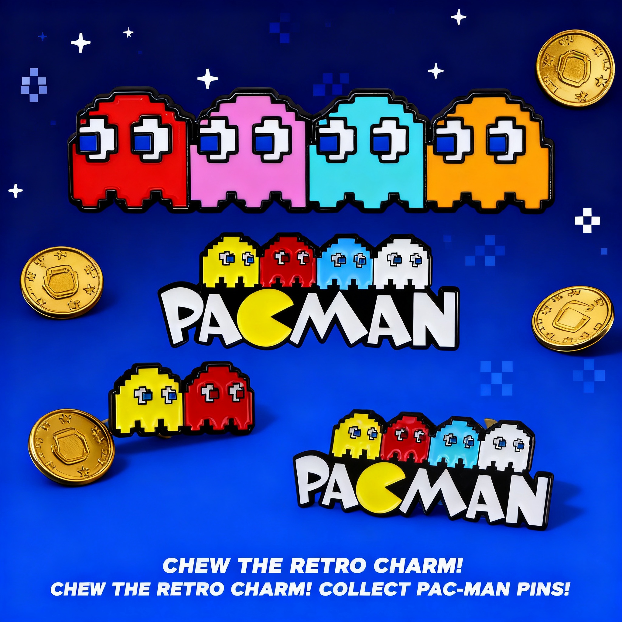 Pac-Man Game Brooch Pin Badge  - огляд і ціна Embroidery Wallpaper
