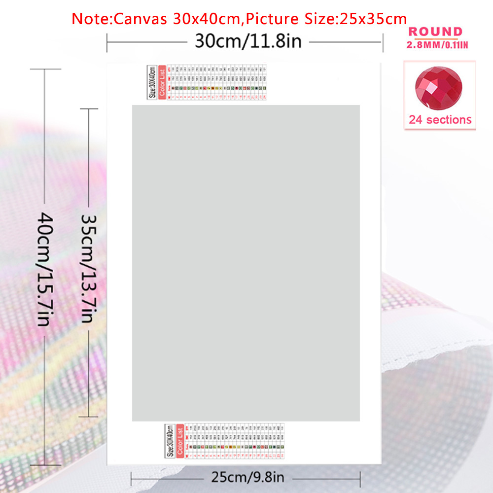 1pc frameless  Diamond Art Pai - огляд і ціна Embroidery Room