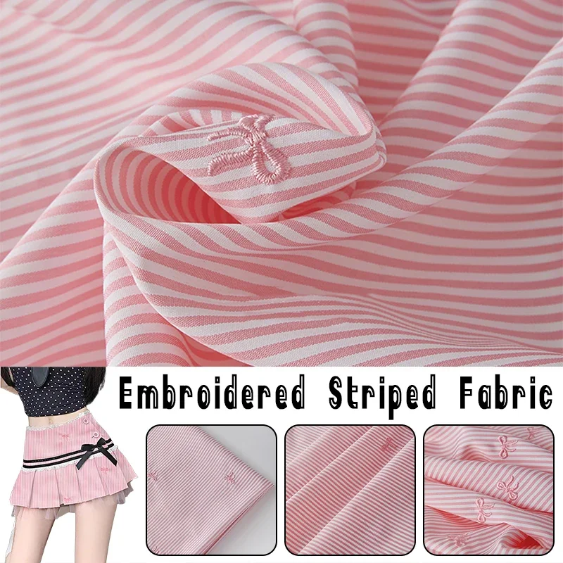 Bow Embroidery Striped Fabric  - огляд і ціна Embroidery Ring