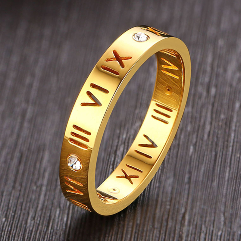 Hollow Roman Numeral Ring Stai - огляд і ціна Embroidery Charm