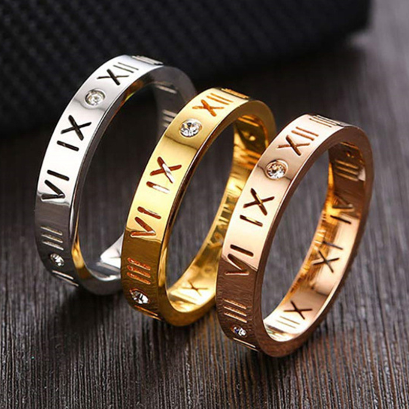 Hollow Roman Numeral Ring Stai - огляд і ціна Embroidery Charm