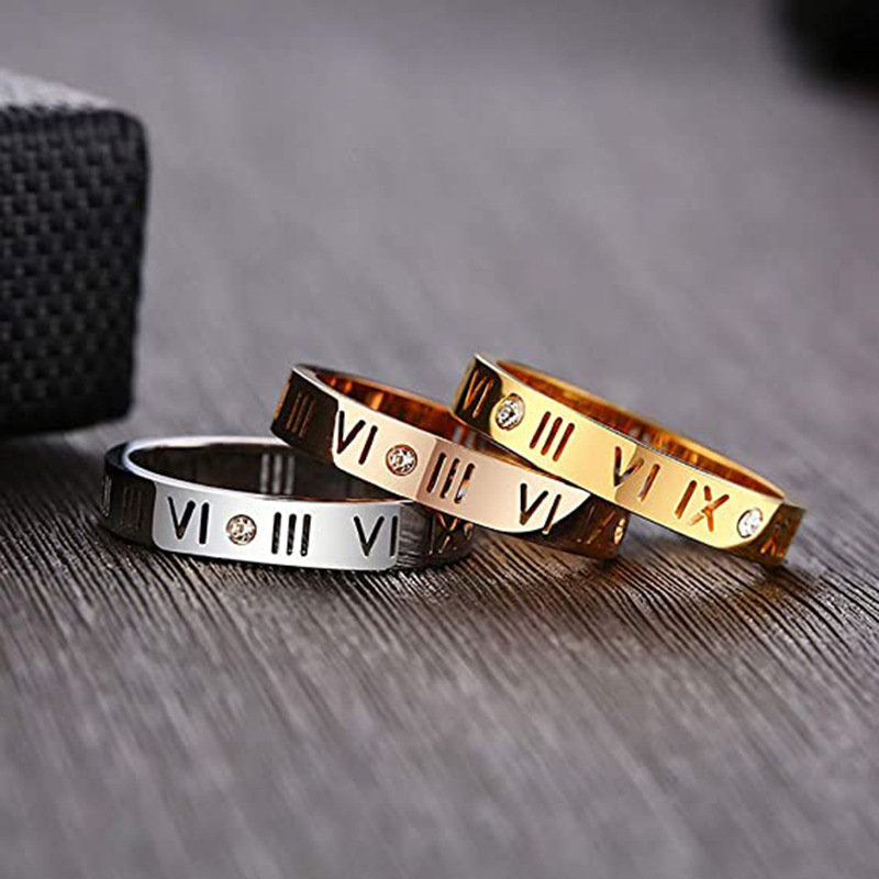 Hollow Roman Numeral Ring Stai - огляд і ціна Embroidery Charm