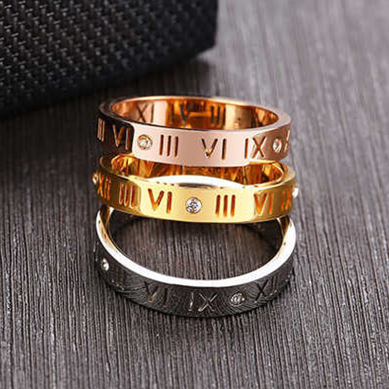Hollow Roman Numeral Ring Stai - огляд і ціна Embroidery Charm