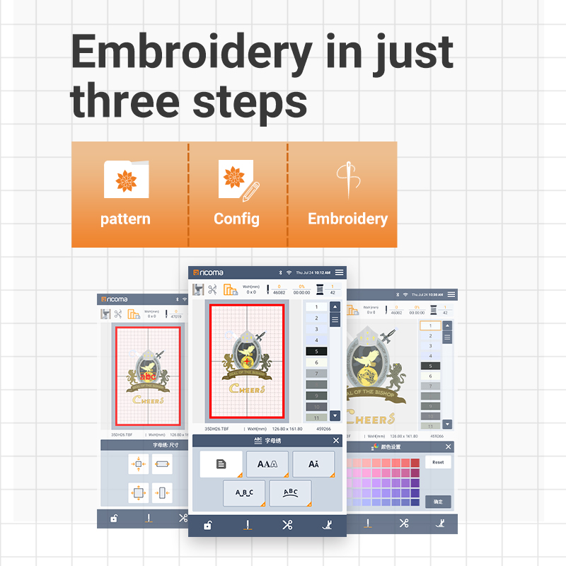 Easy Use Ricoma RSE5000 Househ - огляд і ціна Embroidery Machines