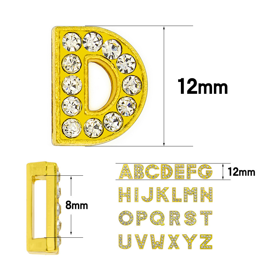 50PC/lot Hole 8mm 10mm Rhinest - огляд і ціна Embroidery Charm