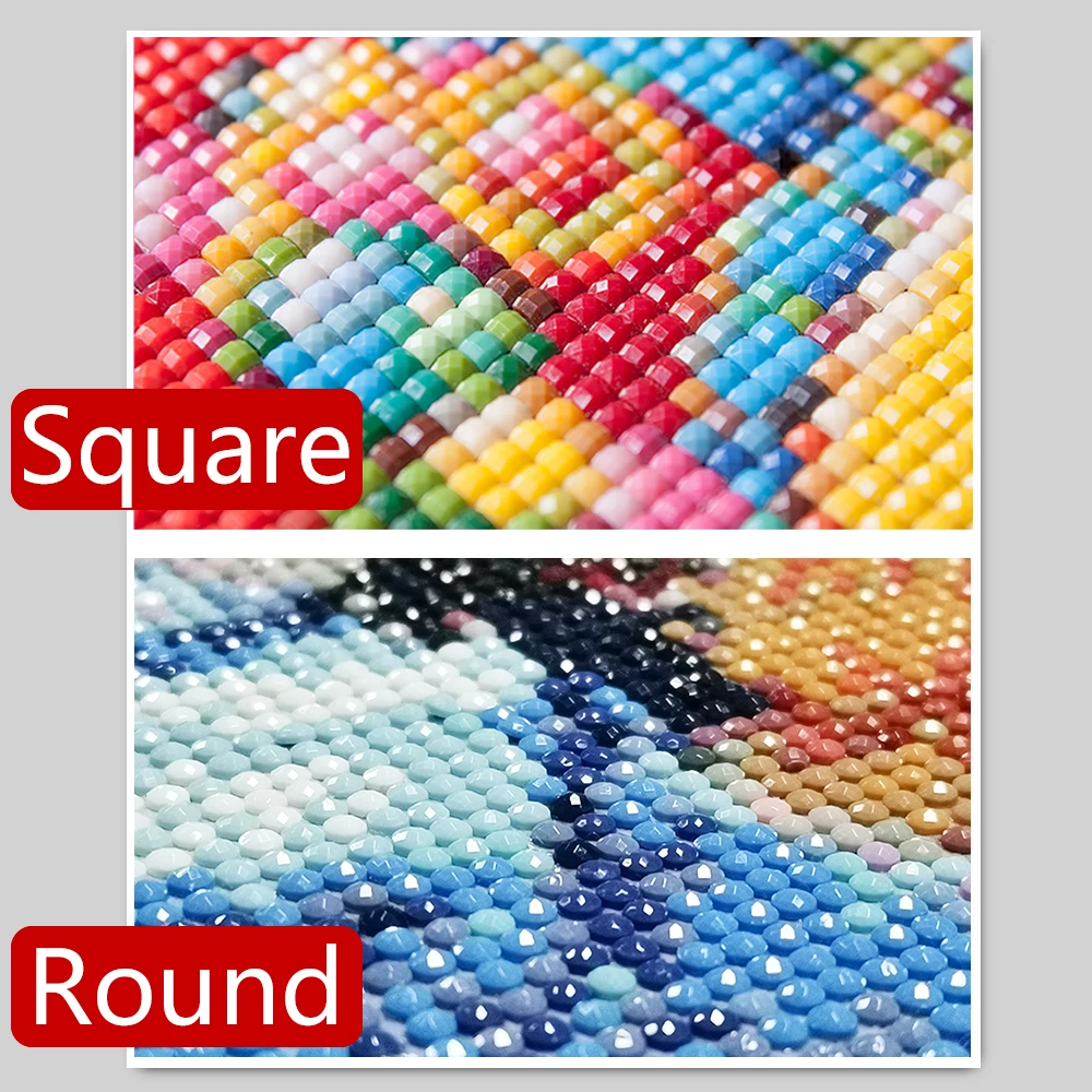 Frameless,5D DIY Square/Round  - огляд і ціна Embroidery Room