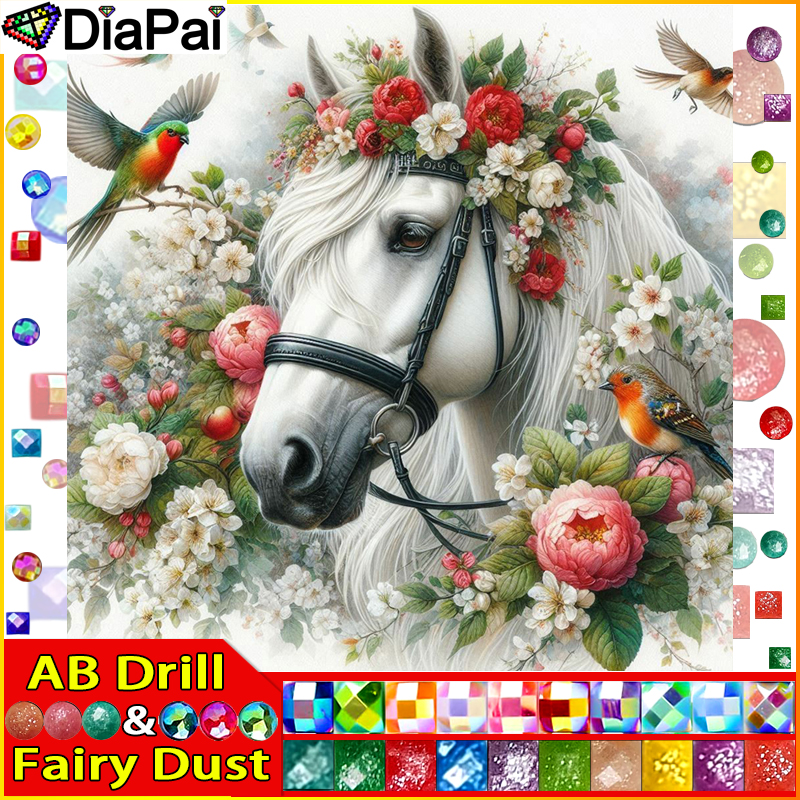 DiaPai Fairy Dust AB Diamond E - огляд і ціна Embroidery Roll Pattern
