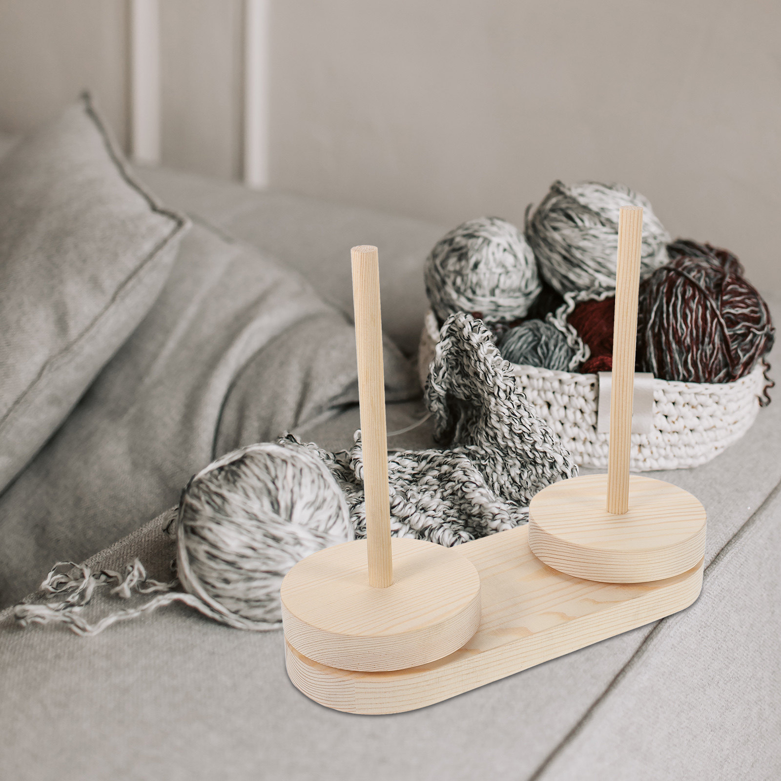 1Pcs Rotatable Wooden Thread H - огляд і ціна Embroidery Yarn