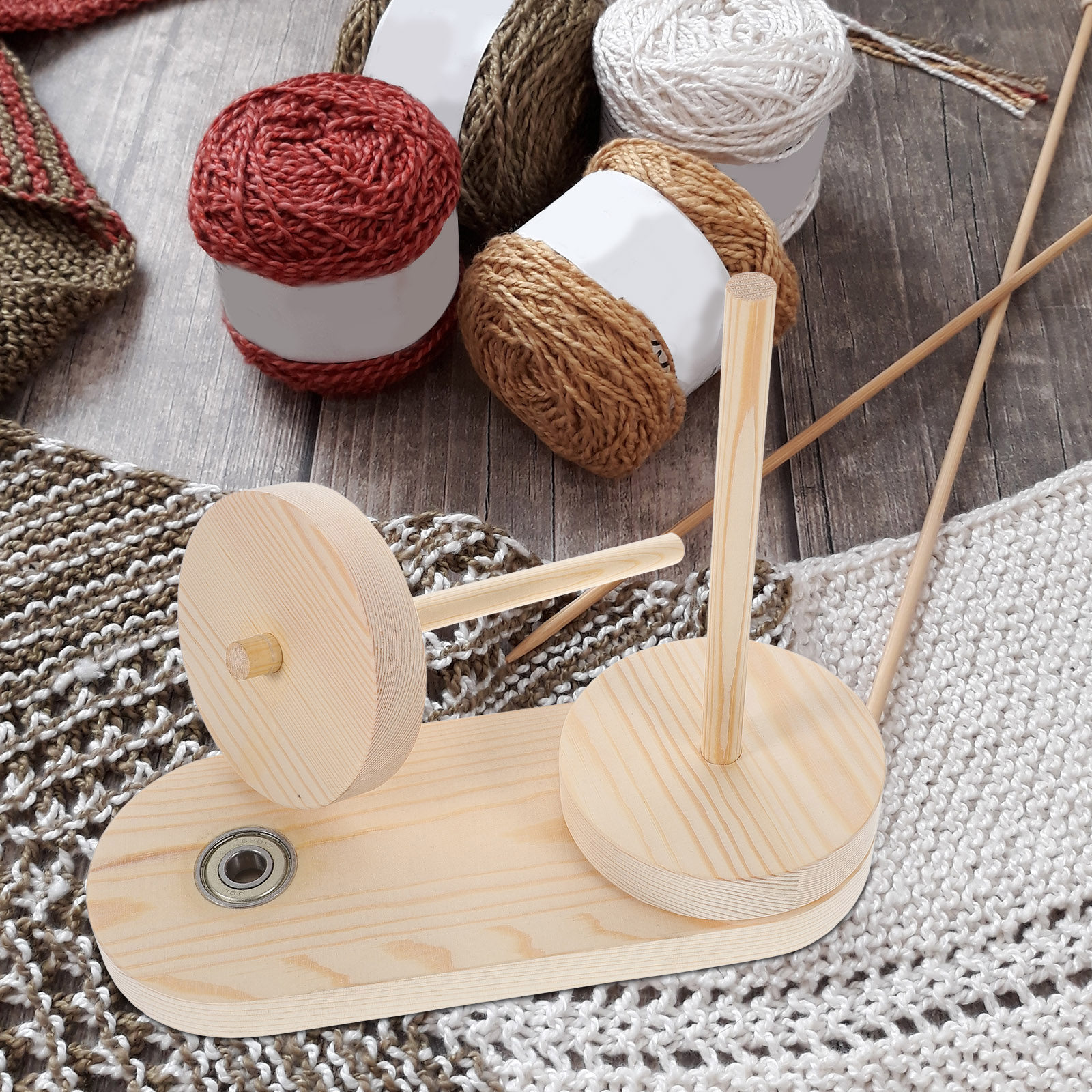 1Pcs Rotatable Wooden Thread H - огляд і ціна Embroidery Yarn