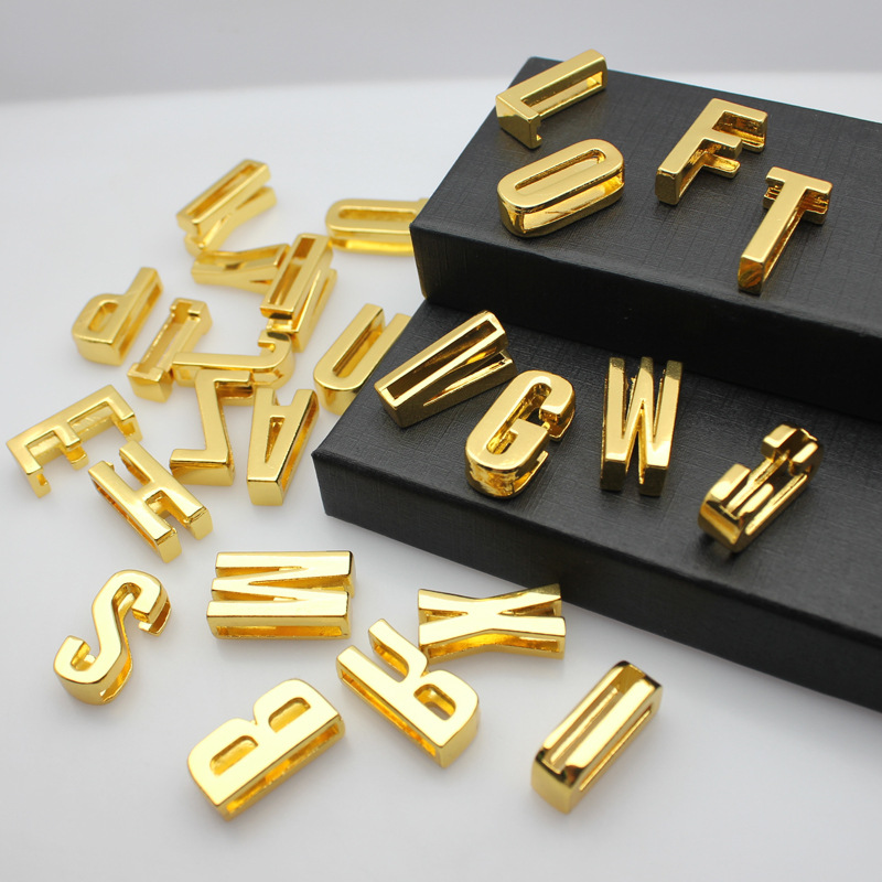 13pc/lot Hole 18mm Golden Slid - огляд і ціна Embroidery Charm