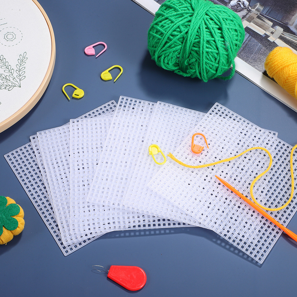 10pcs Cross Stitch Plastic Mes - огляд і ціна Embroidery Yarn