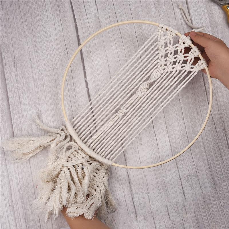1/5Pcs 8-33cm Wooden DIY Handm - огляд і ціна Embroidery Ring